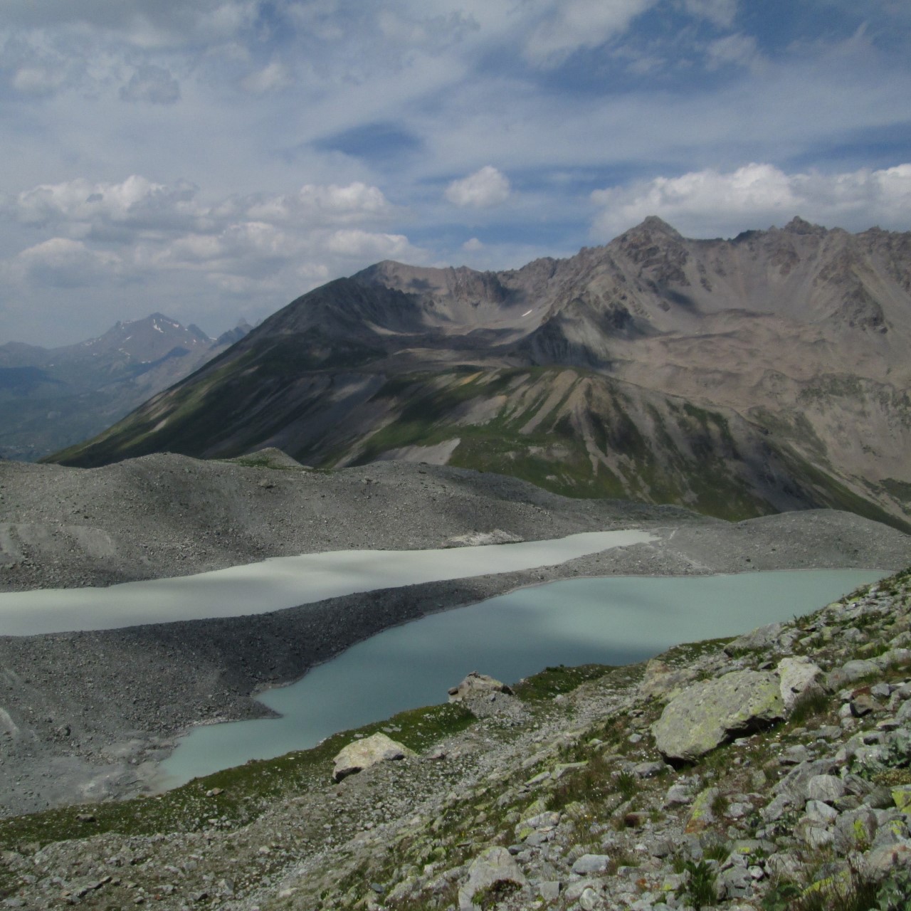 lacs du glacier d'Arsine